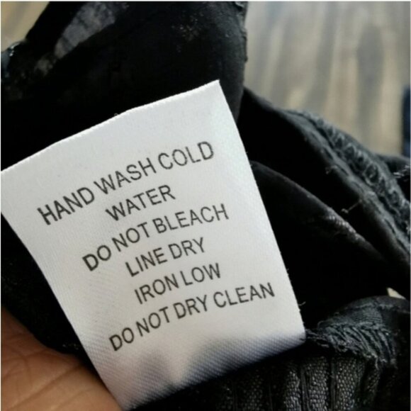 Uforia Muse Black Lace Trim V-Neck Blouse Women's Size Medium M - Picture 5 of 15